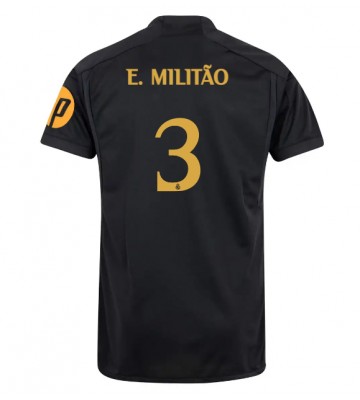 Real Madrid Eder Militao #3 Tercera Equipación 2023-24 Manga Corta